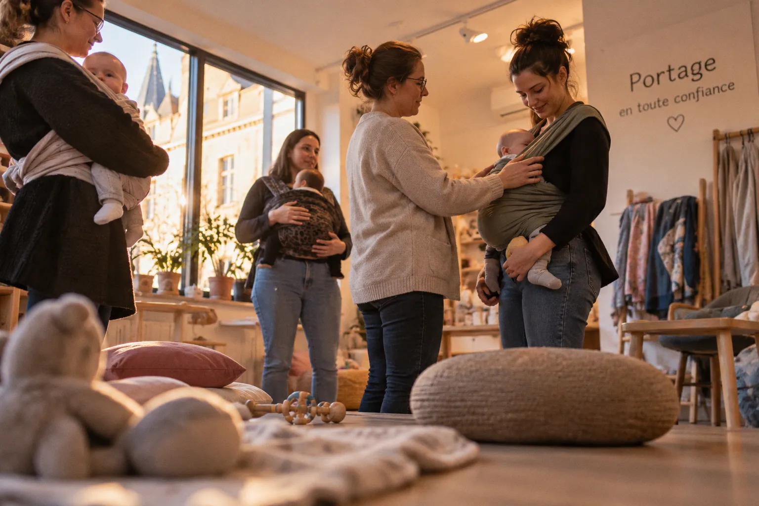 Binche : un nouveau lieu hybride dédié au bien-être des parents et à la puériculture