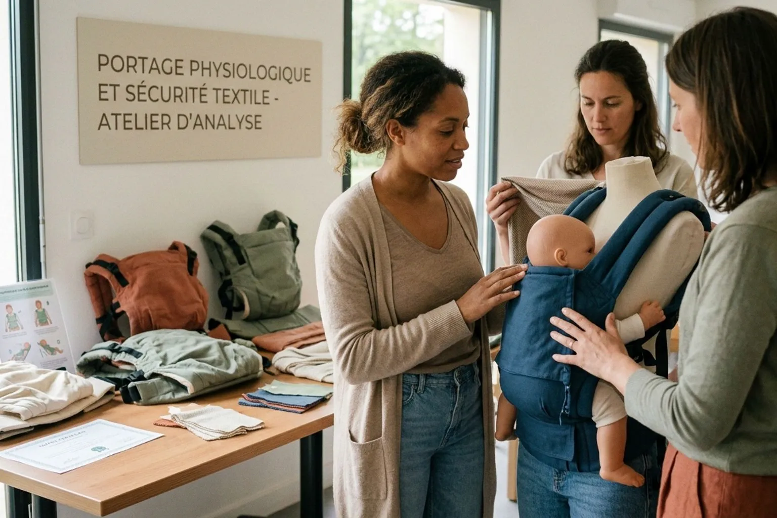 Choisir un porte-bébé physiologique sain : critères de confort et sécurité textile