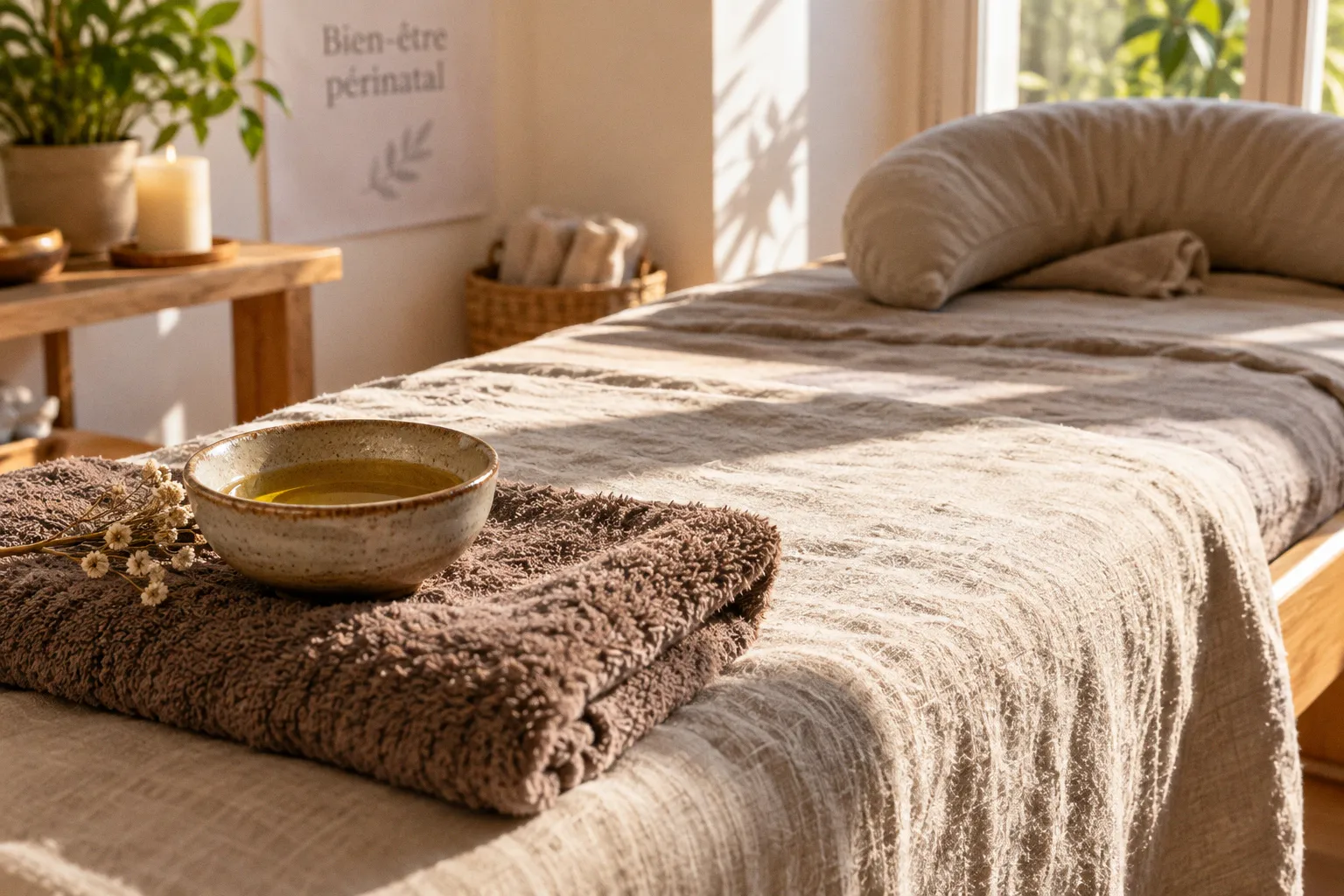 Massage Abhyanga prénatal : l'exemple d'une séance adaptée