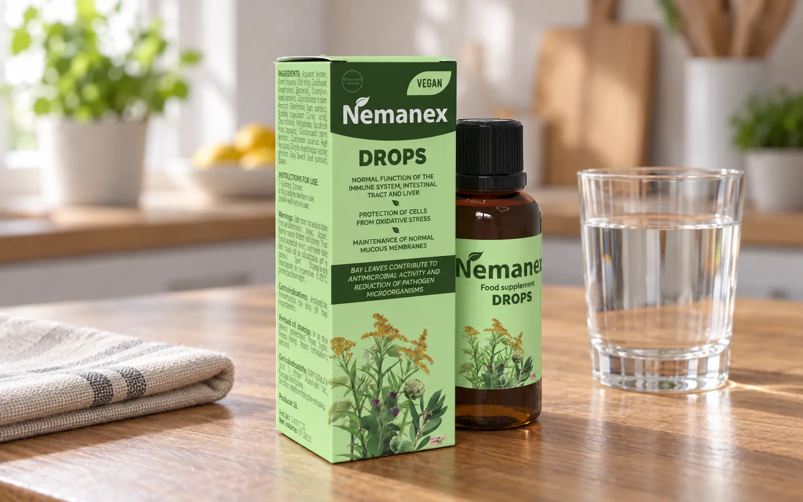 Nemanex Cystitis — le produit au quotidien