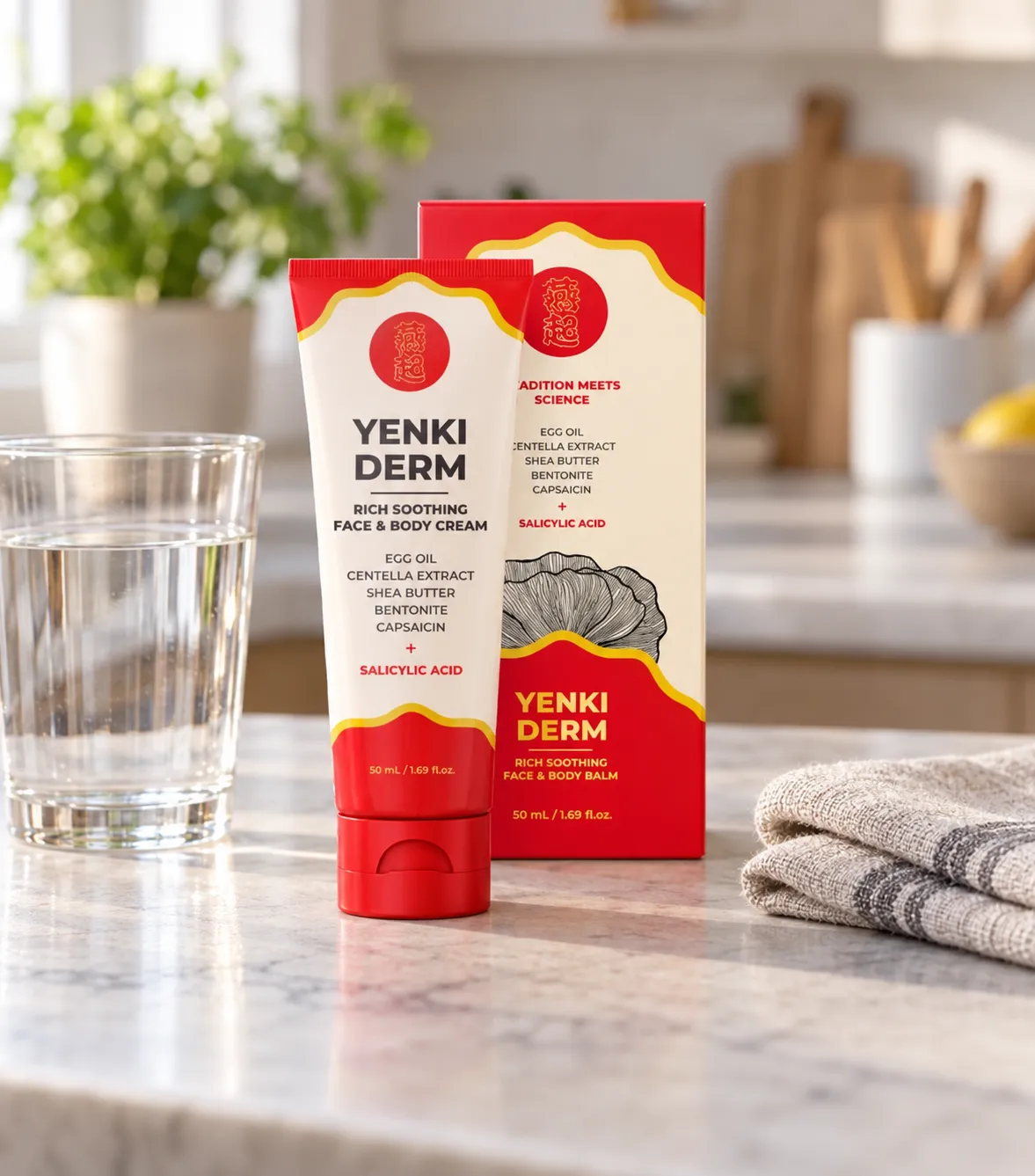 Yenki Derm — le produit au quotidien