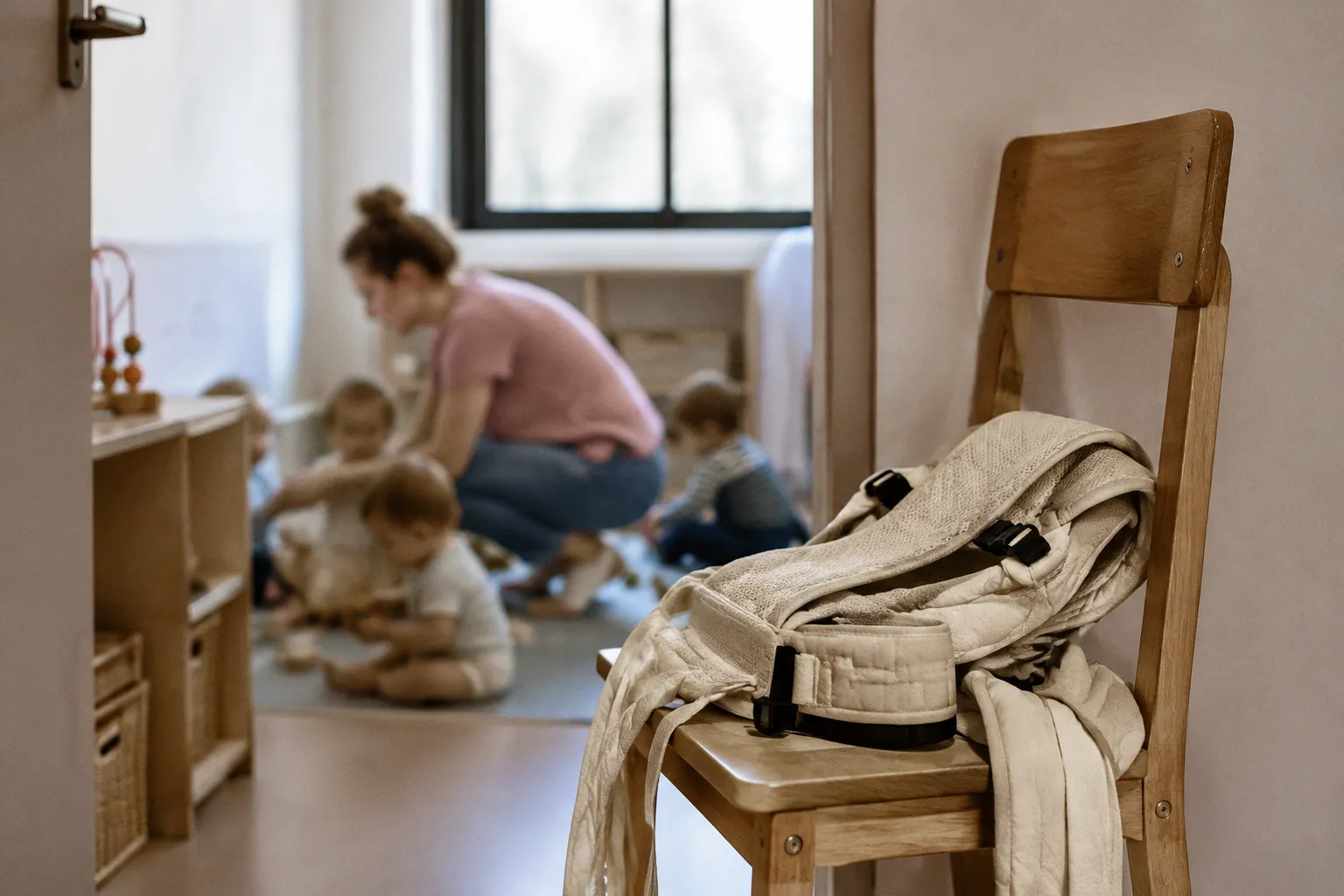 Portage en crèche : réflexes pour préserver son dos